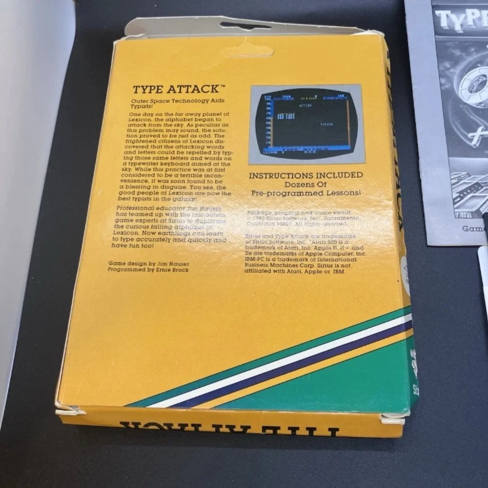 Sirius Type Attack PC Game - Yellow and Green